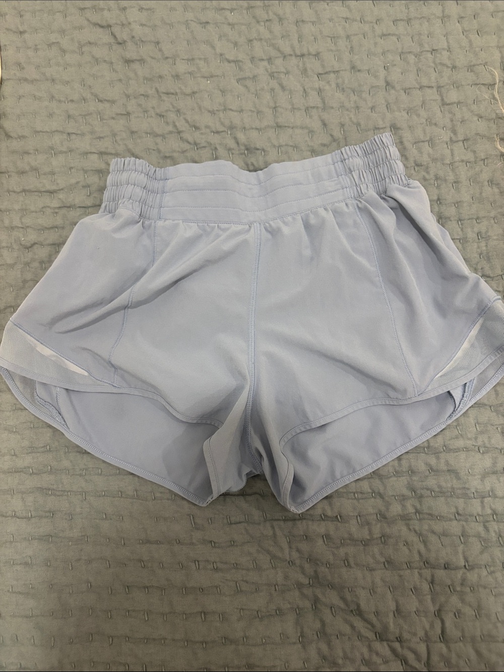Lululemon Athleta Light Blue Women's Athletic Running Shorts 2.5
